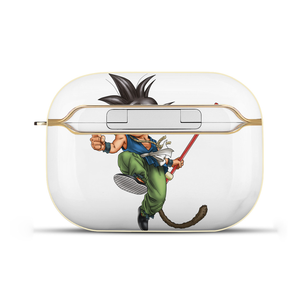 （画像用） ドラゴンボール 孫悟空（そん ごくう）Son Goku カカロット DRAGON BALL Kakarotto 【AirPods Pro用】ハードシェル保護ケース｜耐衝撃・防指紋・カラビナ付き商品仕様