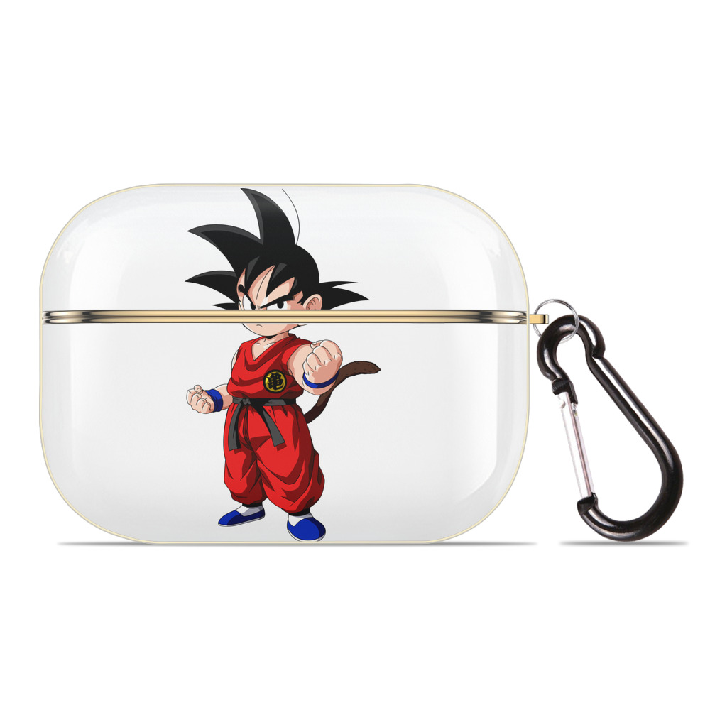 （画像用） ドラゴンボール 孫悟空（そん ごくう）Son Goku カカロット DRAGON BALL Kakarotto 【AirPods Pro用】ハードシェル保護ケース｜耐衝撃・防指紋・カラビナ付き商品仕様