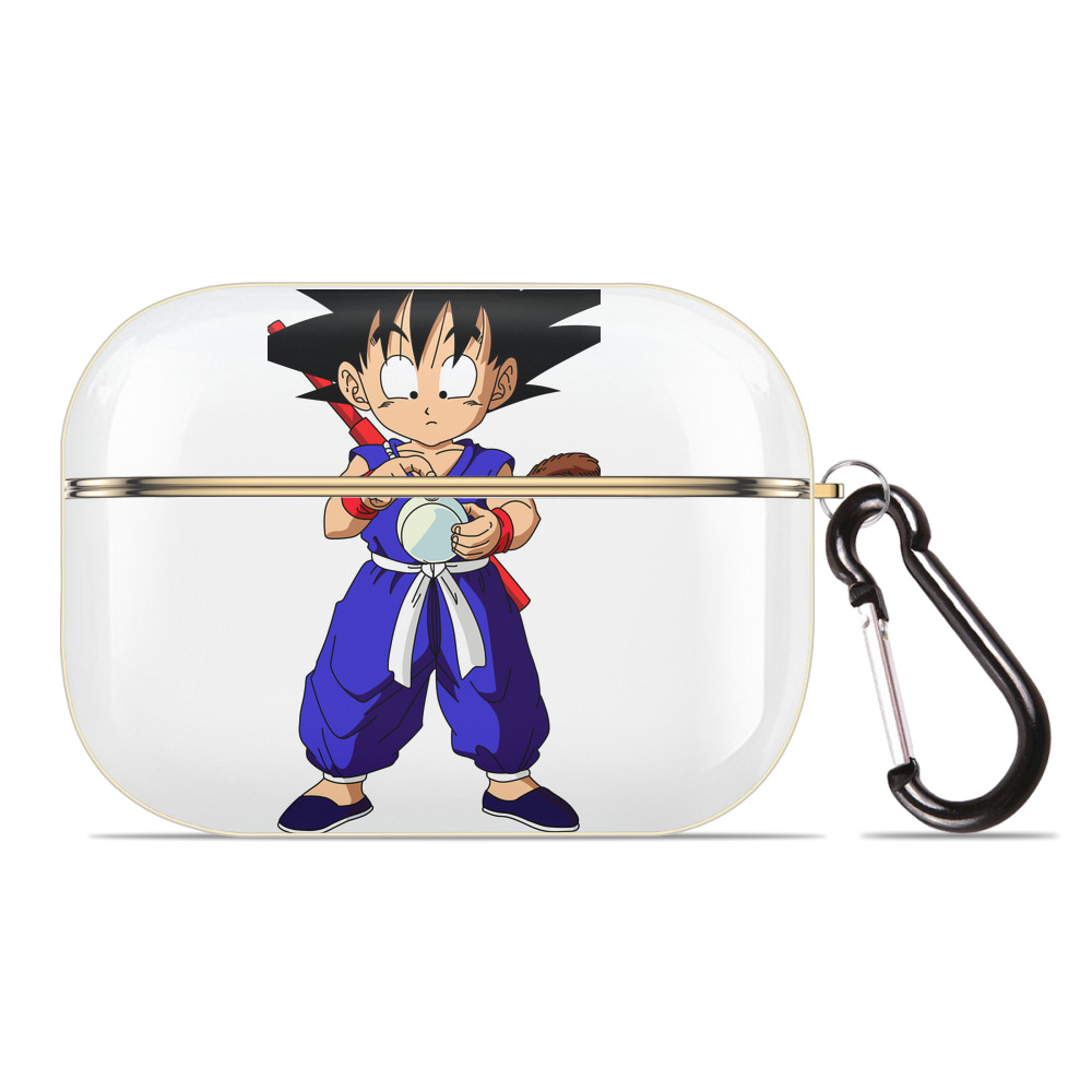 （画像用） ドラゴンボール 孫悟空（そん ごくう）Son Goku カカロット DRAGON BALL Kakarotto 【AirPods Pro用】ハードシェル保護ケース｜耐衝撃・防指紋・カラビナ付き商品仕様