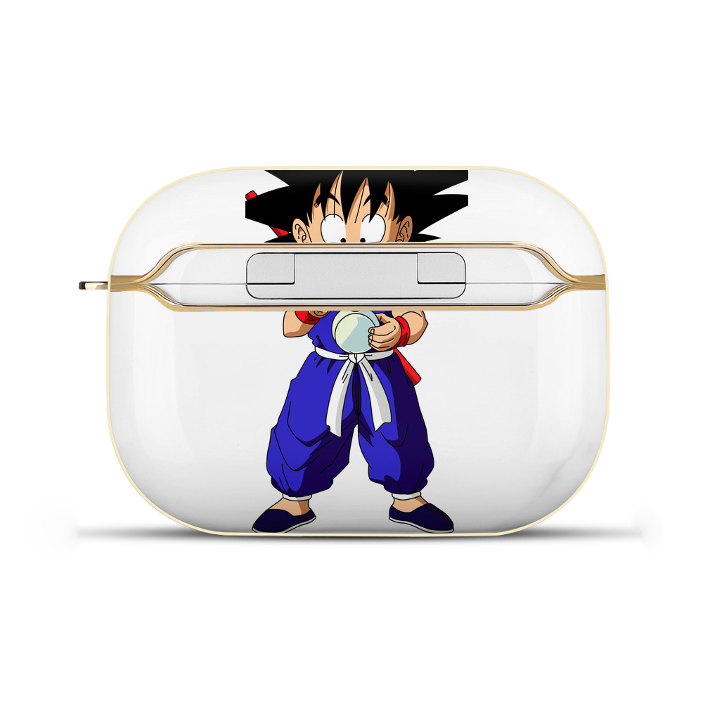 （画像用） ドラゴンボール 孫悟空（そん ごくう）Son Goku カカロット DRAGON BALL Kakarotto 【AirPods Pro用】ハードシェル保護ケース｜耐衝撃・防指紋・カラビナ付き商品仕様