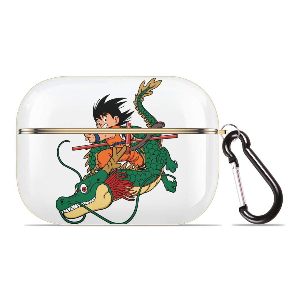 （画像用） ドラゴンボール 孫悟空（そん ごくう）Son Goku カカロット DRAGON BALL Kakarotto 【AirPods Pro用】ハードシェル保護ケース｜耐衝撃・防指紋・カラビナ付き商品仕様