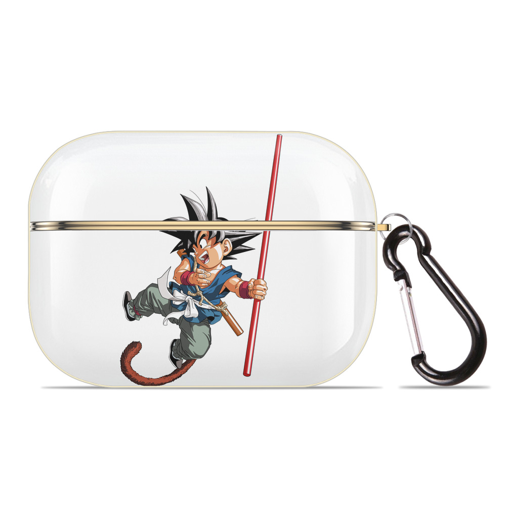 （画像用） ドラゴンボール 孫悟空（そん ごくう）Son Goku カカロット DRAGON BALL Kakarotto 【AirPods Pro用】ハードシェル保護ケース｜耐衝撃・防指紋・カラビナ付き商品仕様