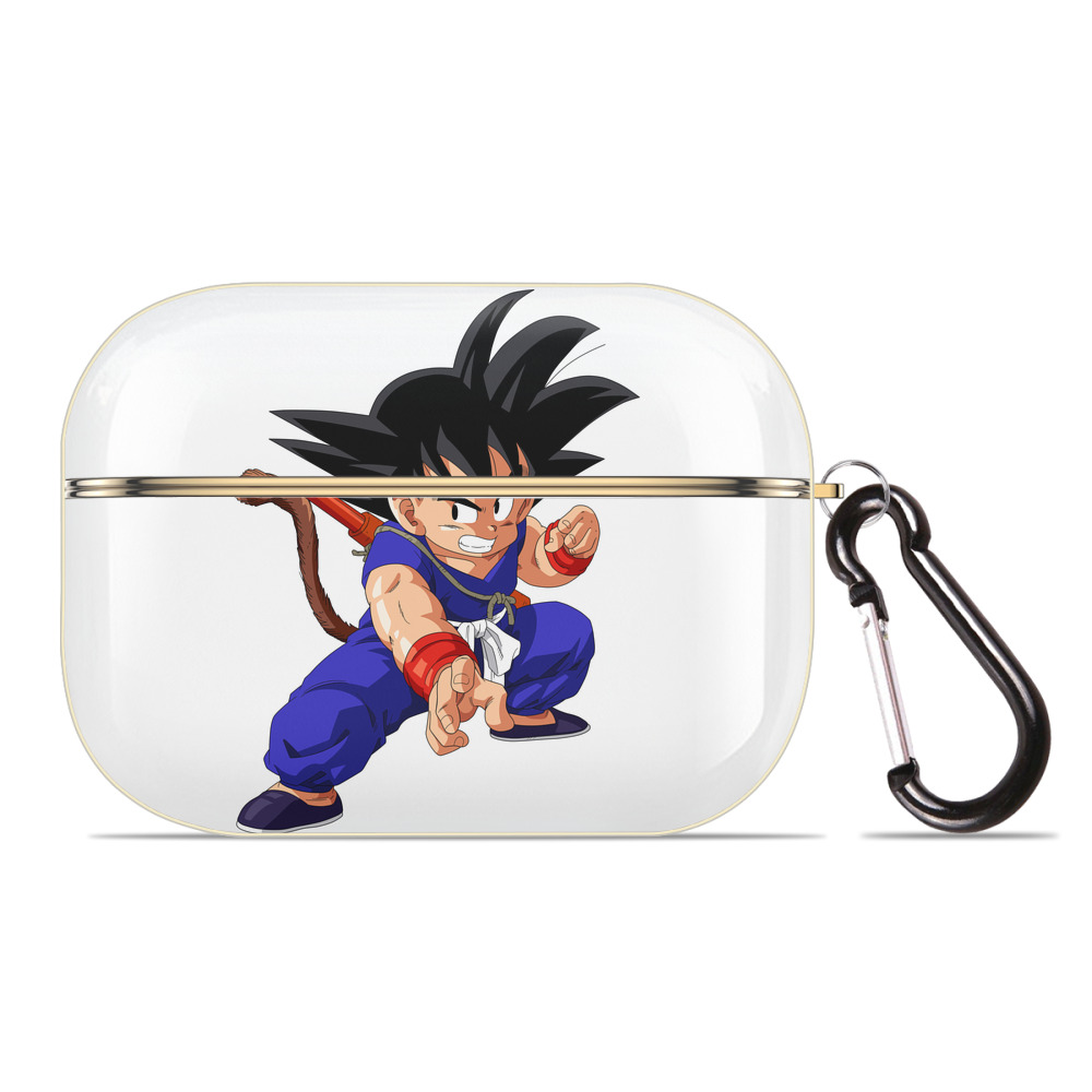 （画像用） ドラゴンボール 孫悟空（そん ごくう）Son Goku カカロット DRAGON BALL Kakarotto 【AirPods Pro用】ハードシェル保護ケース｜耐衝撃・防指紋・カラビナ付き商品仕様