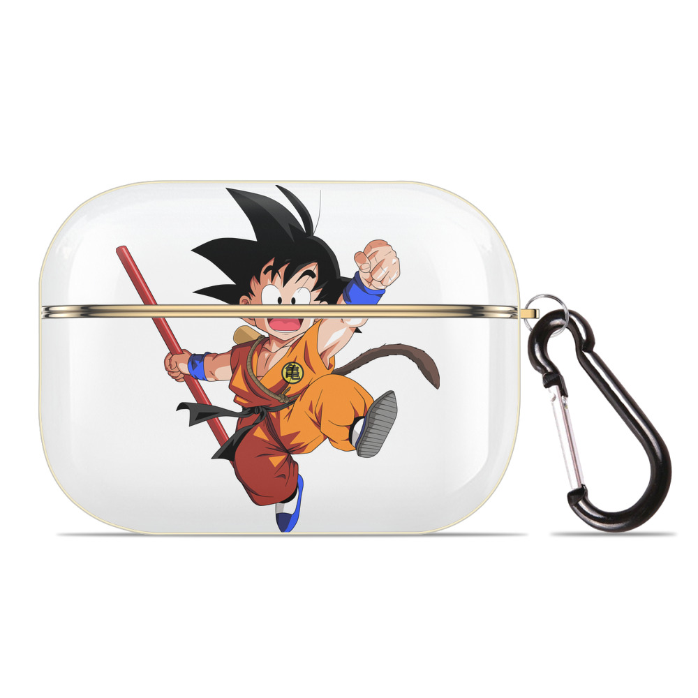 （画像用） ドラゴンボール 孫悟空（そん ごくう）Son Goku カカロット DRAGON BALL Kakarotto 【AirPods Pro用】ハードシェル保護ケース｜耐衝撃・防指紋・カラビナ付き商品仕様