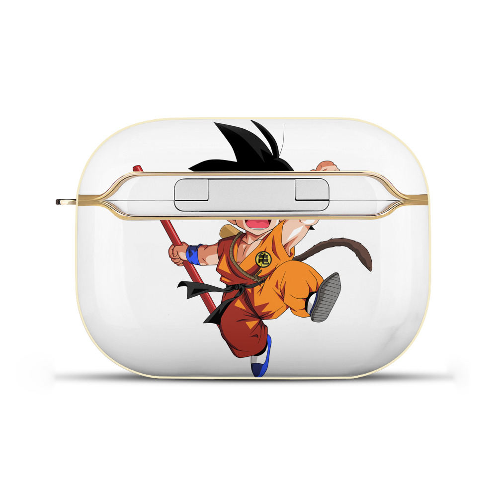（画像用） ドラゴンボール 孫悟空（そん ごくう）Son Goku カカロット DRAGON BALL Kakarotto 【AirPods Pro用】ハードシェル保護ケース｜耐衝撃・防指紋・カラビナ付き商品仕様