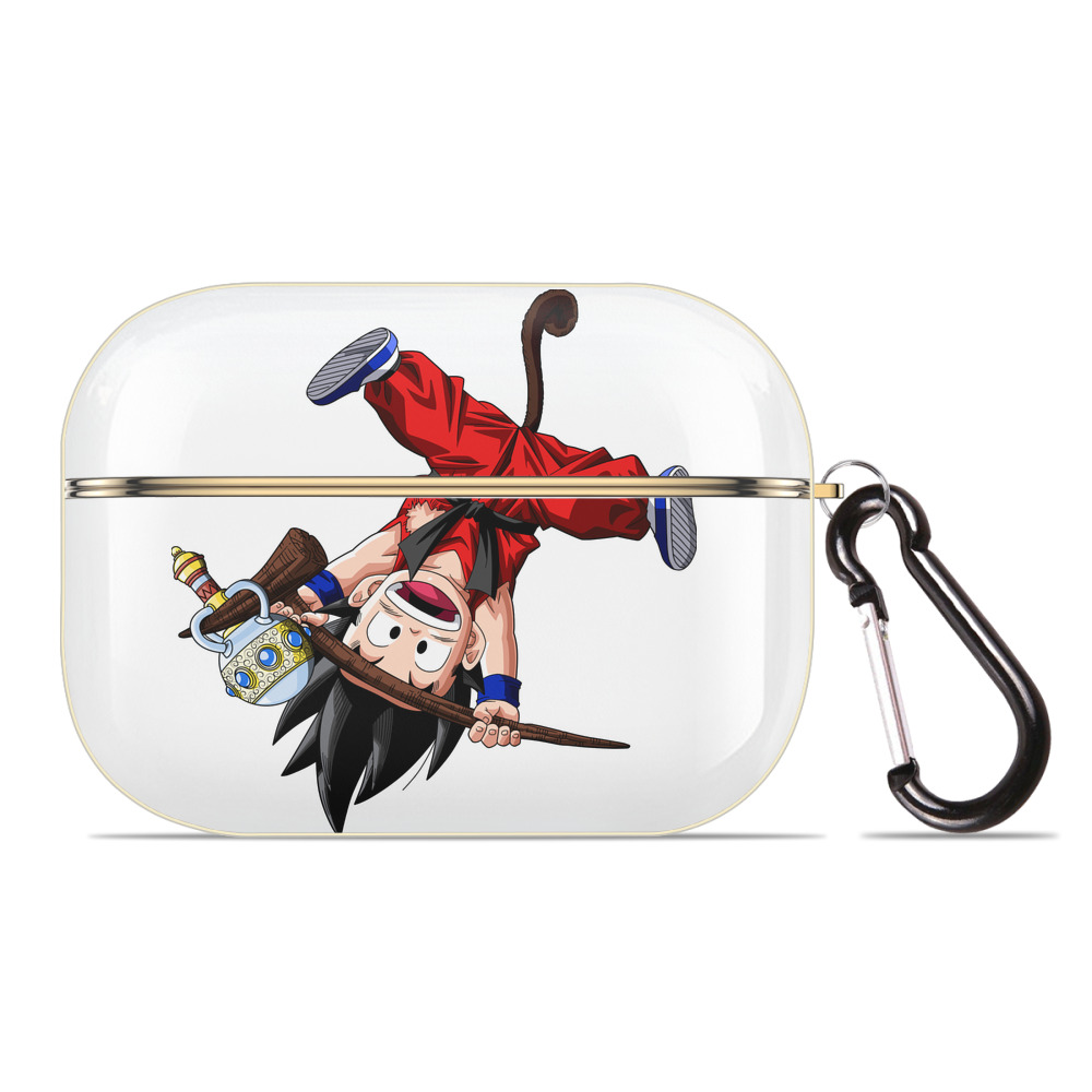 （画像用） ドラゴンボール 孫悟空（そん ごくう）Son Goku カカロット DRAGON BALL Kakarotto 【AirPods Pro用】ハードシェル保護ケース｜耐衝撃・防指紋・カラビナ付き商品仕様