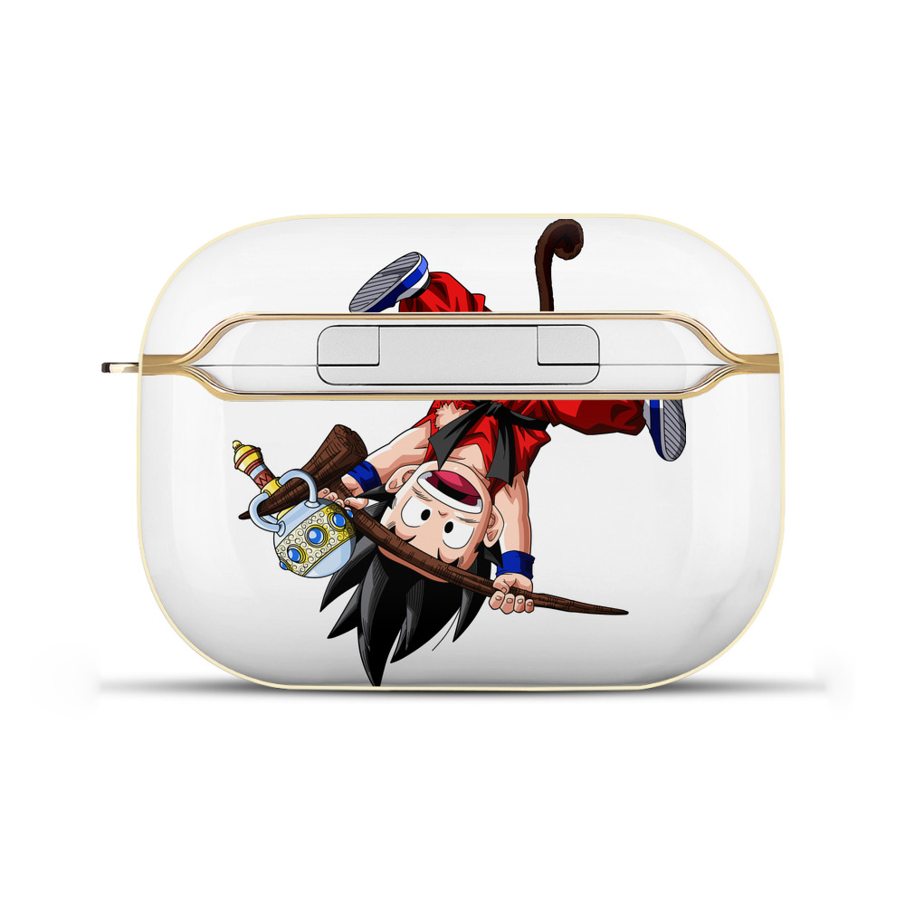 （画像用） ドラゴンボール 孫悟空（そん ごくう）Son Goku カカロット DRAGON BALL Kakarotto 【AirPods Pro用】ハードシェル保護ケース｜耐衝撃・防指紋・カラビナ付き商品仕様