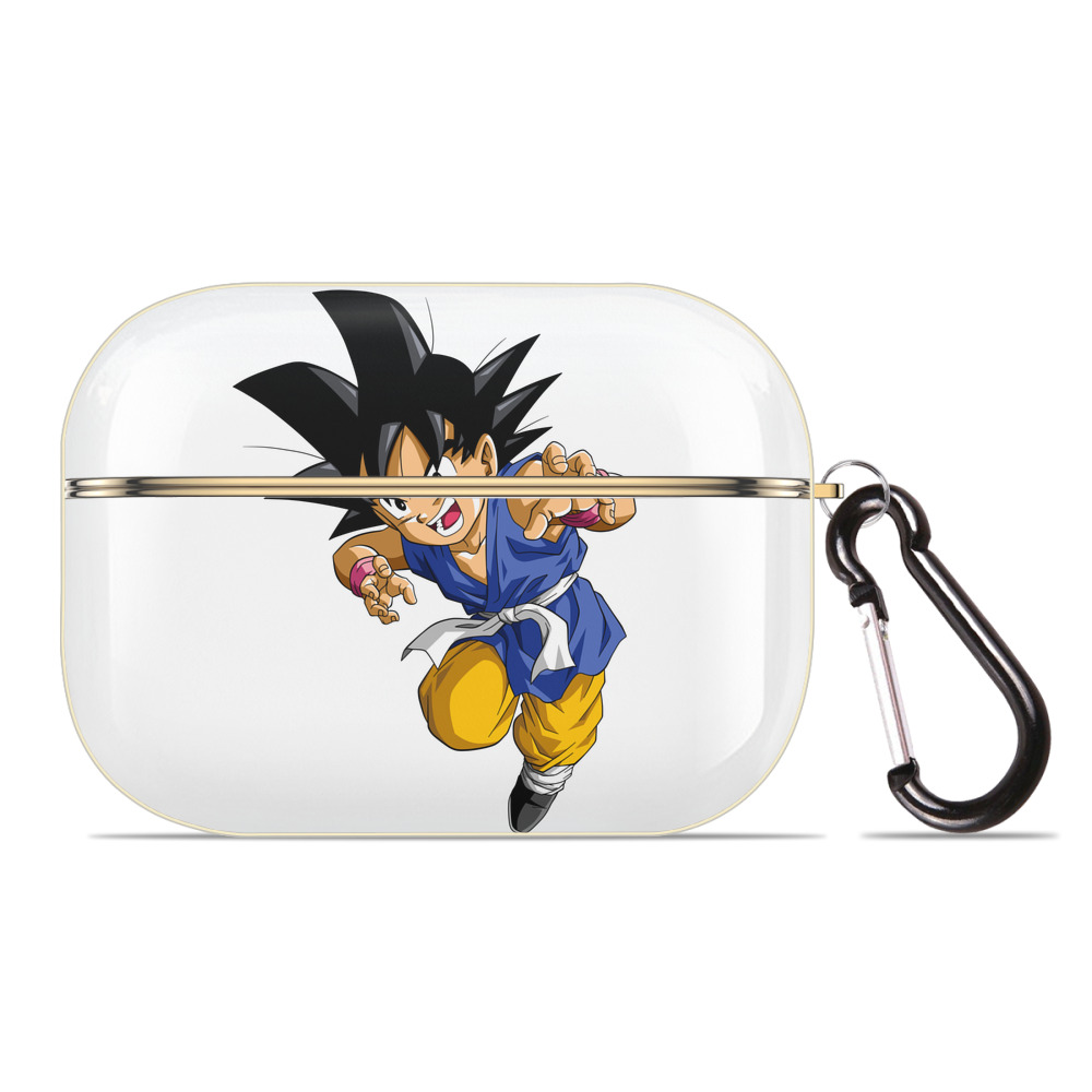 （画像用） ドラゴンボール 孫悟空（そん ごくう）Son Goku カカロット DRAGON BALL Kakarotto 【AirPods Pro用】ハードシェル保護ケース｜耐衝撃・防指紋・カラビナ付き商品仕様