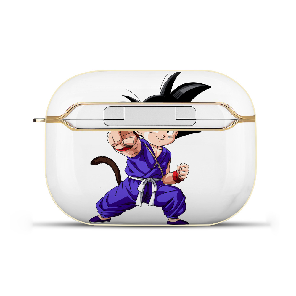 （画像用） ドラゴンボール 孫悟空（そん ごくう）Son Goku カカロット DRAGON BALL Kakarotto 【AirPods Pro用】ハードシェル保護ケース｜耐衝撃・防指紋・カラビナ付き商品仕様