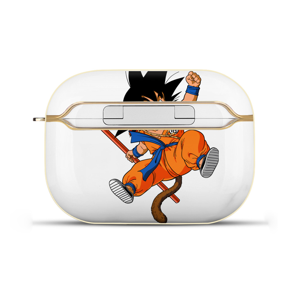 （画像用） ドラゴンボール 孫悟空（そん ごくう）Son Goku カカロット DRAGON BALL Kakarotto 【AirPods Pro用】ハードシェル保護ケース｜耐衝撃・防指紋・カラビナ付き商品仕様