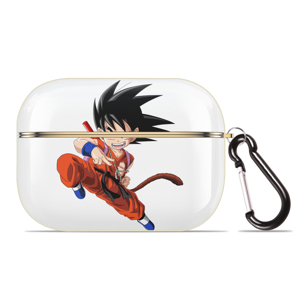 （画像用） ドラゴンボール 孫悟空（そん ごくう）Son Goku カカロット DRAGON BALL Kakarotto 【AirPods Pro用】ハードシェル保護ケース｜耐衝撃・防指紋・カラビナ付き商品仕様