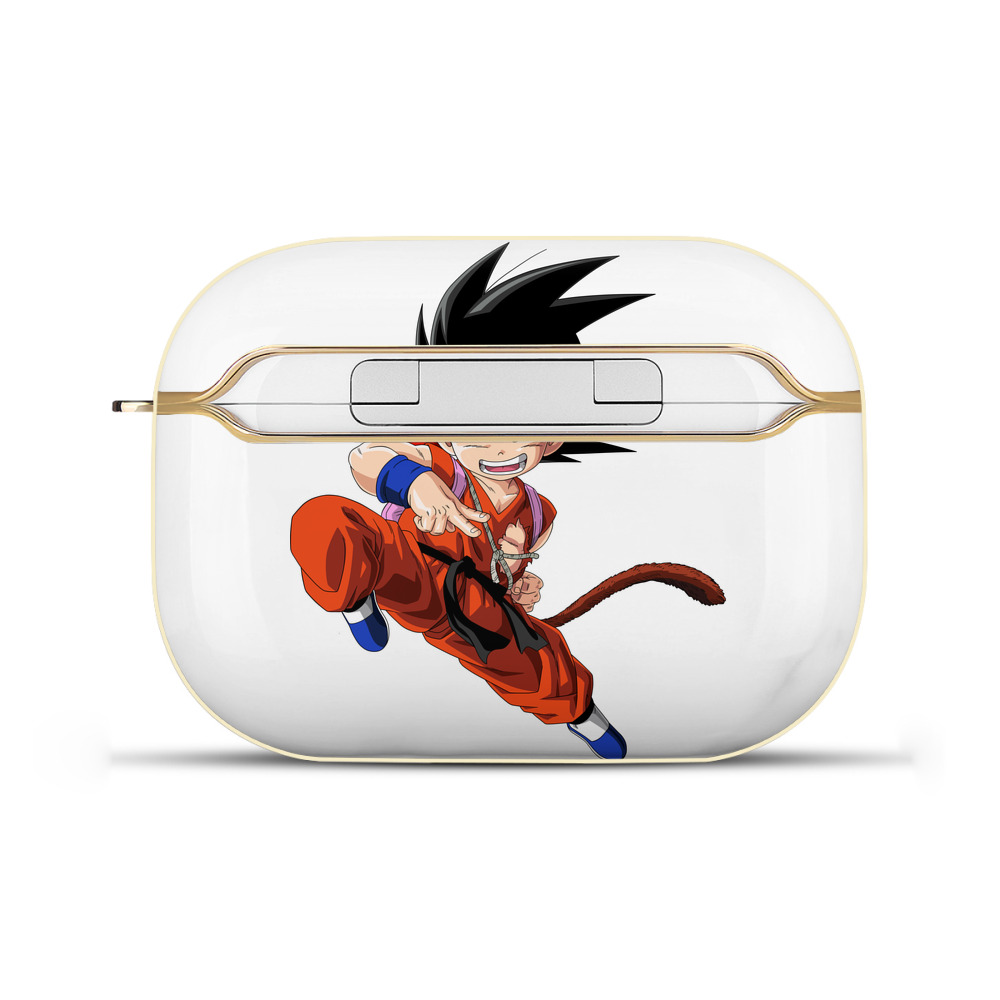 （画像用） ドラゴンボール 孫悟空（そん ごくう）Son Goku カカロット DRAGON BALL Kakarotto 【AirPods Pro用】ハードシェル保護ケース｜耐衝撃・防指紋・カラビナ付き商品仕様