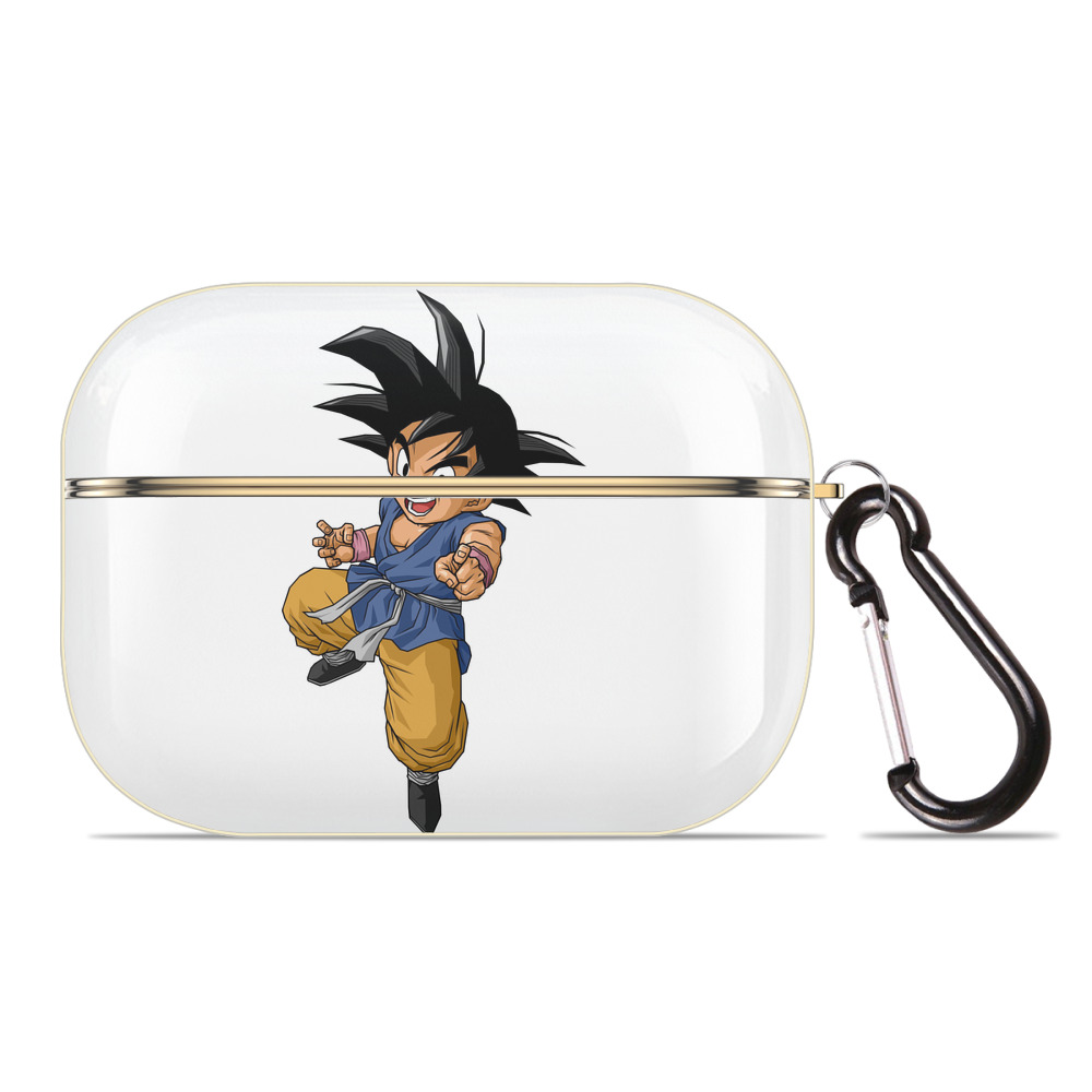 （画像用） ドラゴンボール 孫悟空（そん ごくう）Son Goku カカロット DRAGON BALL Kakarotto 【AirPods Pro用】ハードシェル保護ケース｜耐衝撃・防指紋・カラビナ付き商品仕様