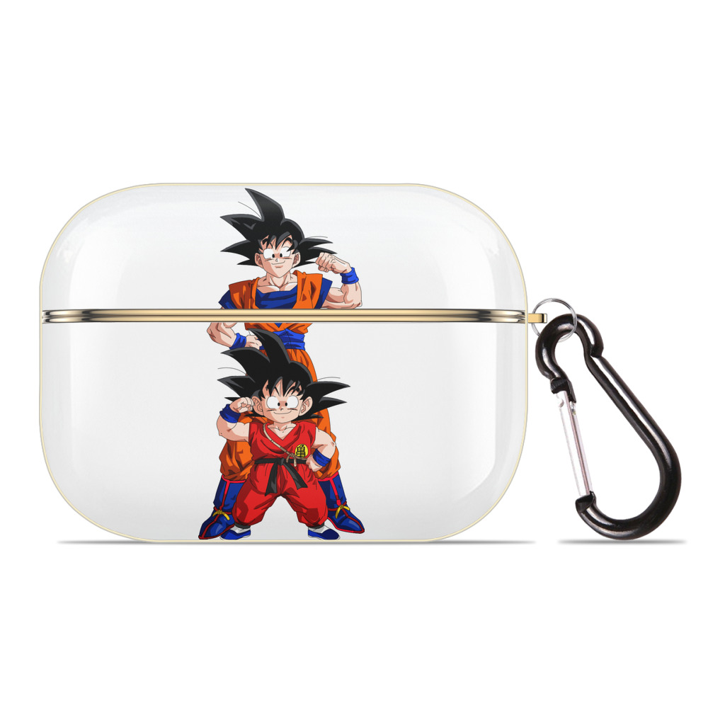 （画像用） ドラゴンボール 孫悟空（そん ごくう）Son Goku カカロット DRAGON BALL Kakarotto 【AirPods Pro用】ハードシェル保護ケース｜耐衝撃・防指紋・カラビナ付き商品仕様
