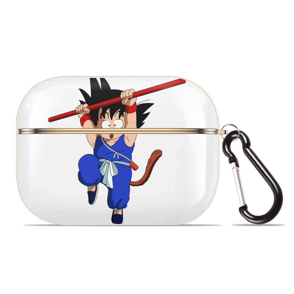 （画像用） ドラゴンボール 孫悟空（そん ごくう）Son Goku カカロット DRAGON BALL Kakarotto 【AirPods Pro用】ハードシェル保護ケース｜耐衝撃・防指紋・カラビナ付き商品仕様