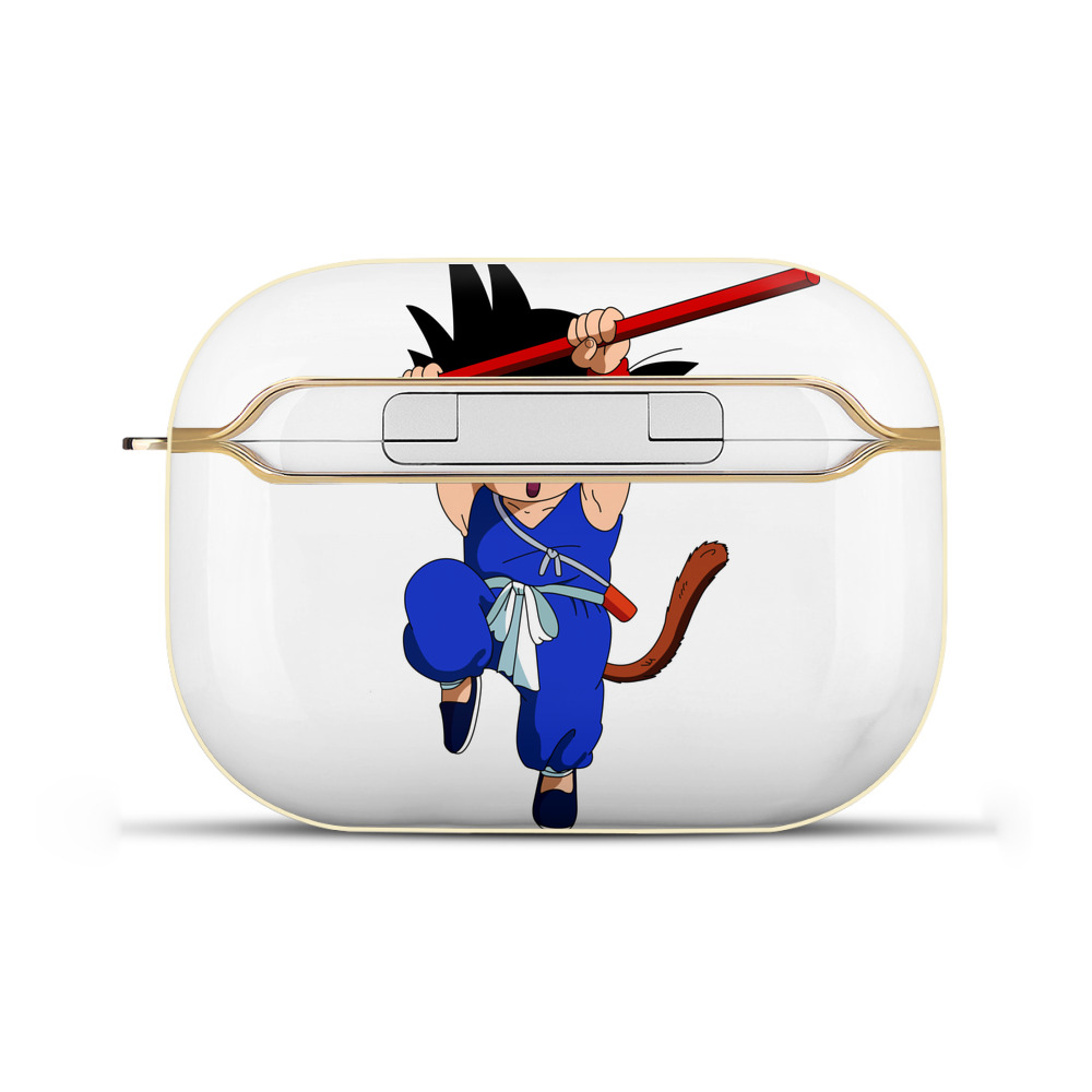 （画像用） ドラゴンボール 孫悟空（そん ごくう）Son Goku カカロット DRAGON BALL Kakarotto 【AirPods Pro用】ハードシェル保護ケース｜耐衝撃・防指紋・カラビナ付き商品仕様