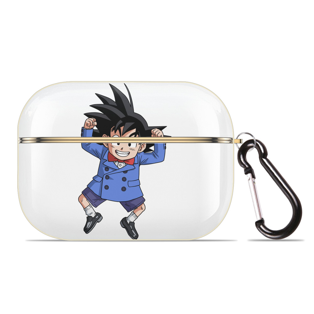 （画像用） ドラゴンボール 孫悟空（そん ごくう）Son Goku カカロット DRAGON BALL Kakarotto 【AirPods Pro用】ハードシェル保護ケース｜耐衝撃・防指紋・カラビナ付き商品仕様