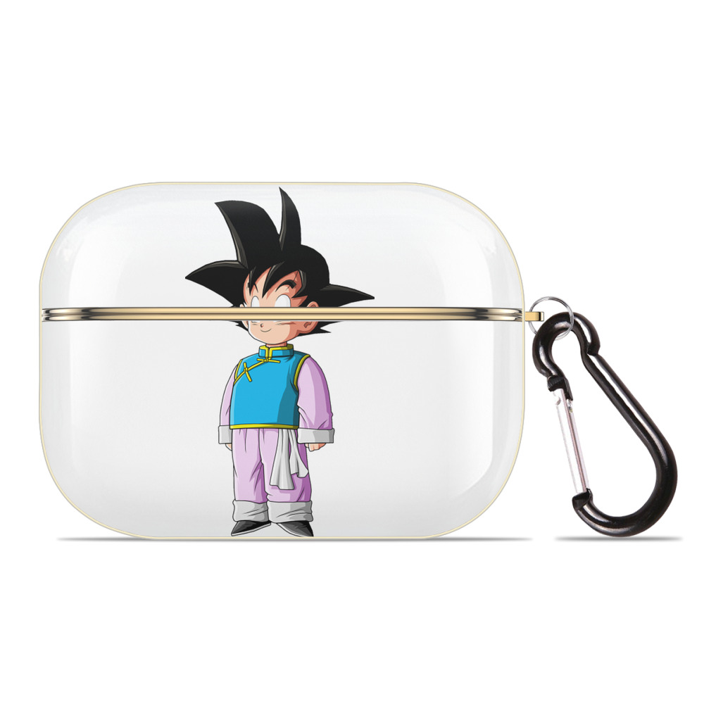 （画像用） ドラゴンボール 孫悟空（そん ごくう）Son Goku カカロット DRAGON BALL Kakarotto 【AirPods Pro用】ハードシェル保護ケース｜耐衝撃・防指紋・カラビナ付き商品仕様
