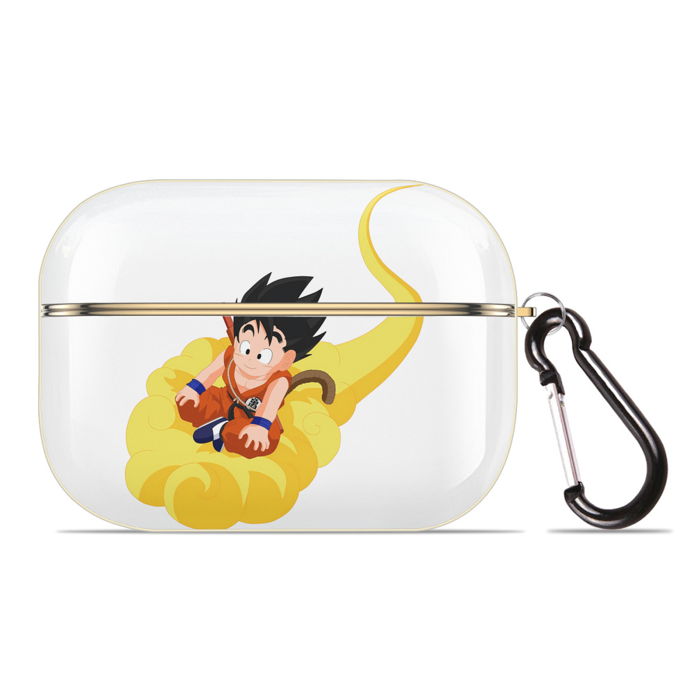 （画像用） ドラゴンボール 孫悟空（そん ごくう）Son Goku カカロット DRAGON BALL Kakarotto 【AirPods Pro用】ハードシェル保護ケース｜耐衝撃・防指紋・カラビナ付き商品仕様