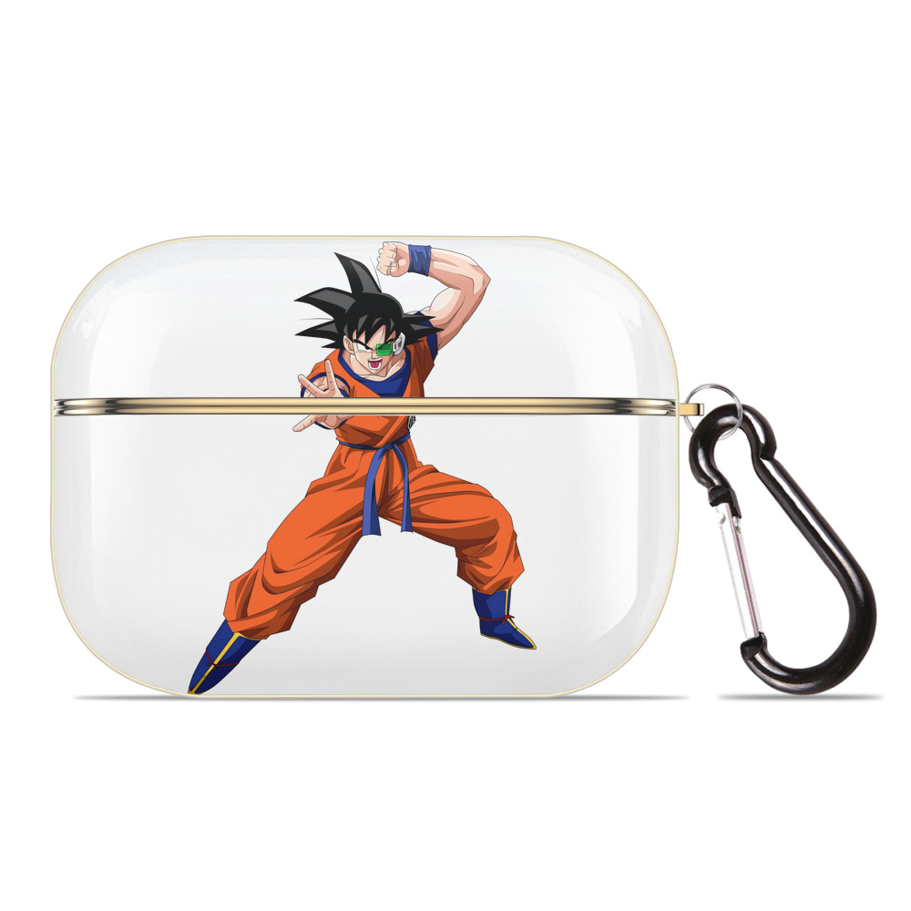 （画像用） ドラゴンボール 孫悟空（そん ごくう）Son Goku カカロット DRAGON BALL Kakarotto 【AirPods Pro用】ハードシェル保護ケース｜耐衝撃・防指紋・カラビナ付き商品仕様