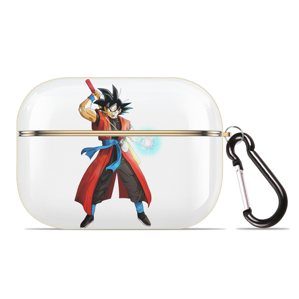 （画像用） ドラゴンボール 孫悟空（そん ごくう）Son Goku カカロット DRAGON BALL Kakarotto 【AirPods Pro用】ハードシェル保護ケース｜耐衝撃・防指紋・カラビナ付き商品仕様