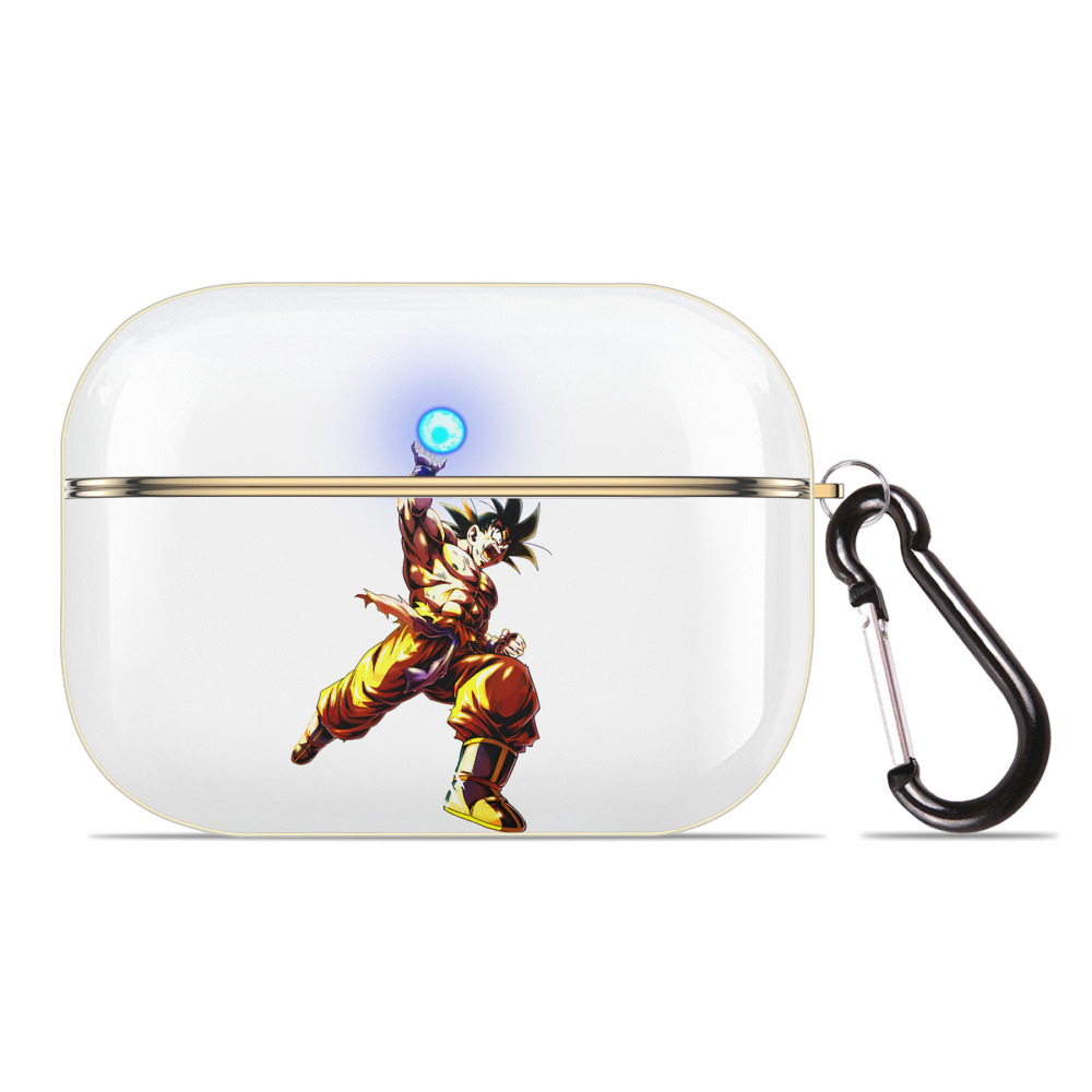 （画像用） ドラゴンボール 孫悟空（そん ごくう）Son Goku カカロット DRAGON BALL Kakarotto 【AirPods Pro用】ハードシェル保護ケース｜耐衝撃・防指紋・カラビナ付き商品仕様