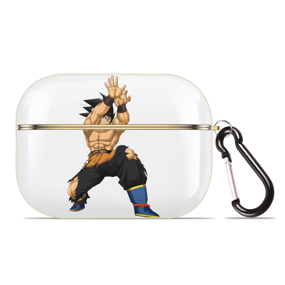 （画像用） ドラゴンボール 孫悟空（そん ごくう）Son Goku カカロット DRAGON BALL Kakarotto 【AirPods Pro用】ハードシェル保護ケース｜耐衝撃・防指紋・カラビナ付き商品仕様