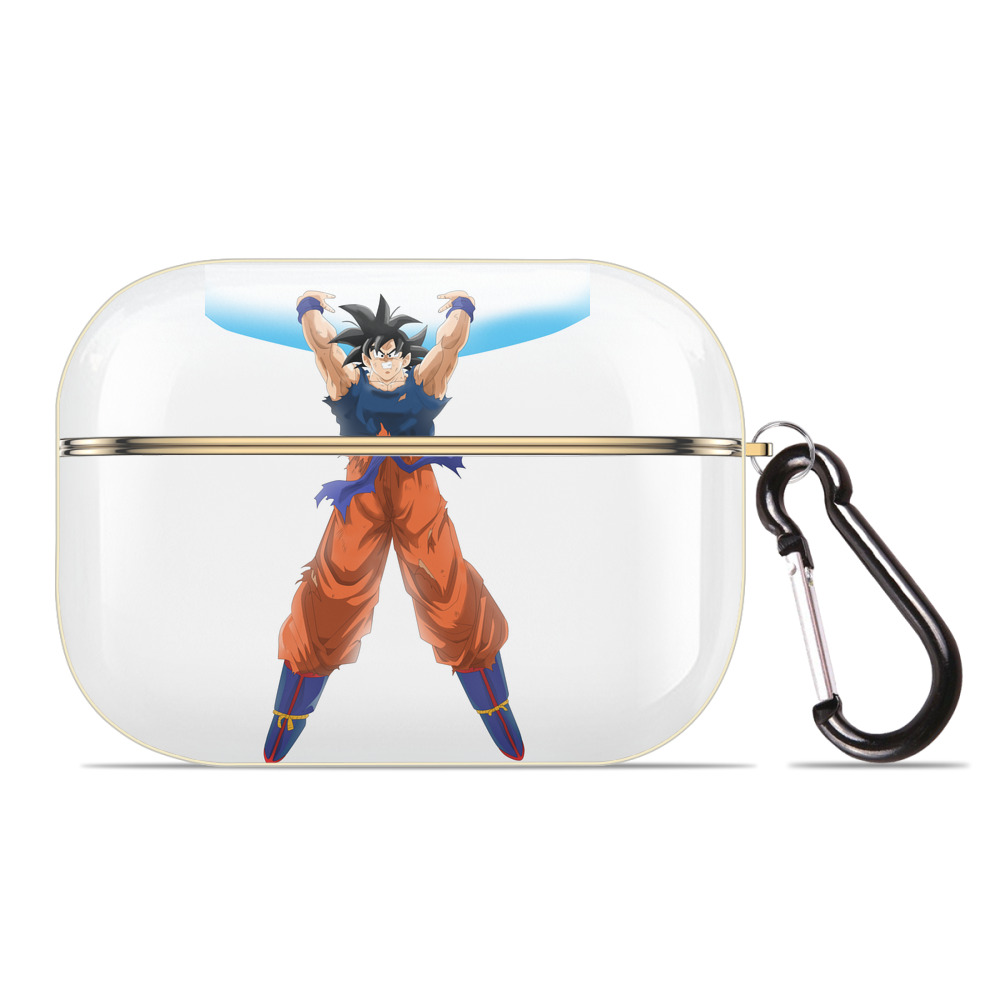 （画像用） ドラゴンボール 孫悟空（そん ごくう）Son Goku カカロット DRAGON BALL Kakarotto 【AirPods Pro用】ハードシェル保護ケース｜耐衝撃・防指紋・カラビナ付き商品仕様