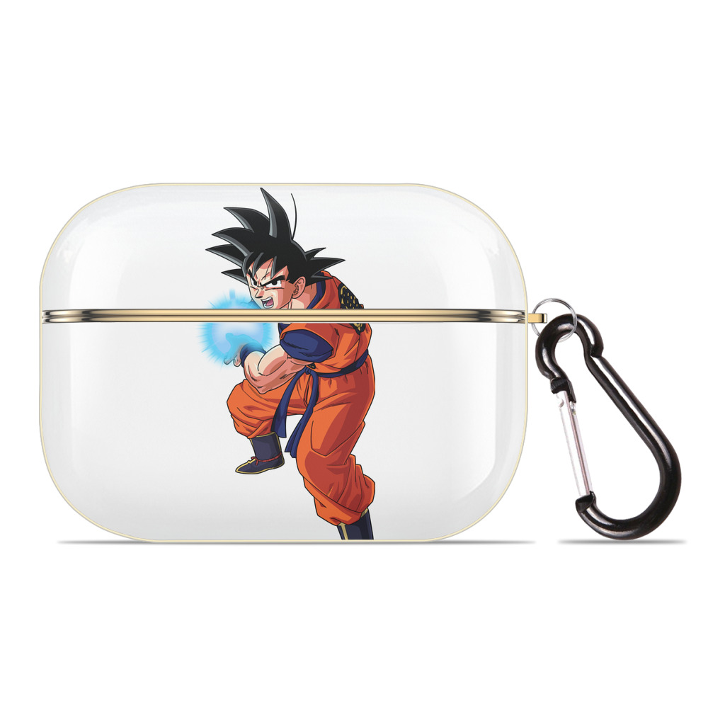 （画像用） ドラゴンボール 孫悟空（そん ごくう）Son Goku カカロット DRAGON BALL Kakarotto 【AirPods Pro用】ハードシェル保護ケース｜耐衝撃・防指紋・カラビナ付き商品仕様