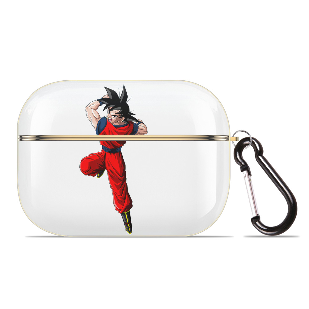 （画像用） ドラゴンボール 孫悟空（そん ごくう）Son Goku カカロット DRAGON BALL Kakarotto 【AirPods Pro用】ハードシェル保護ケース｜耐衝撃・防指紋・カラビナ付き商品仕様