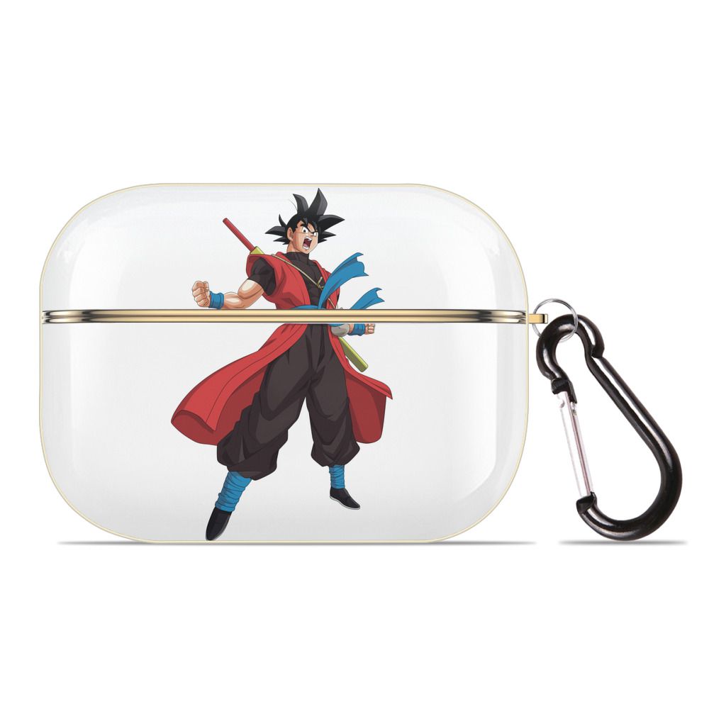 （画像用） ドラゴンボール 孫悟空（そん ごくう）Son Goku カカロット DRAGON BALL Kakarotto 【AirPods Pro用】ハードシェル保護ケース｜耐衝撃・防指紋・カラビナ付き商品仕様
