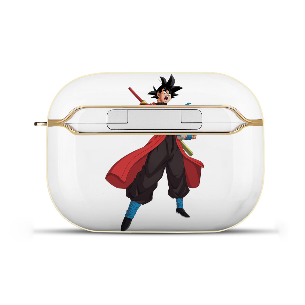 （画像用） ドラゴンボール 孫悟空（そん ごくう）Son Goku カカロット DRAGON BALL Kakarotto 【AirPods Pro用】ハードシェル保護ケース｜耐衝撃・防指紋・カラビナ付き商品仕様