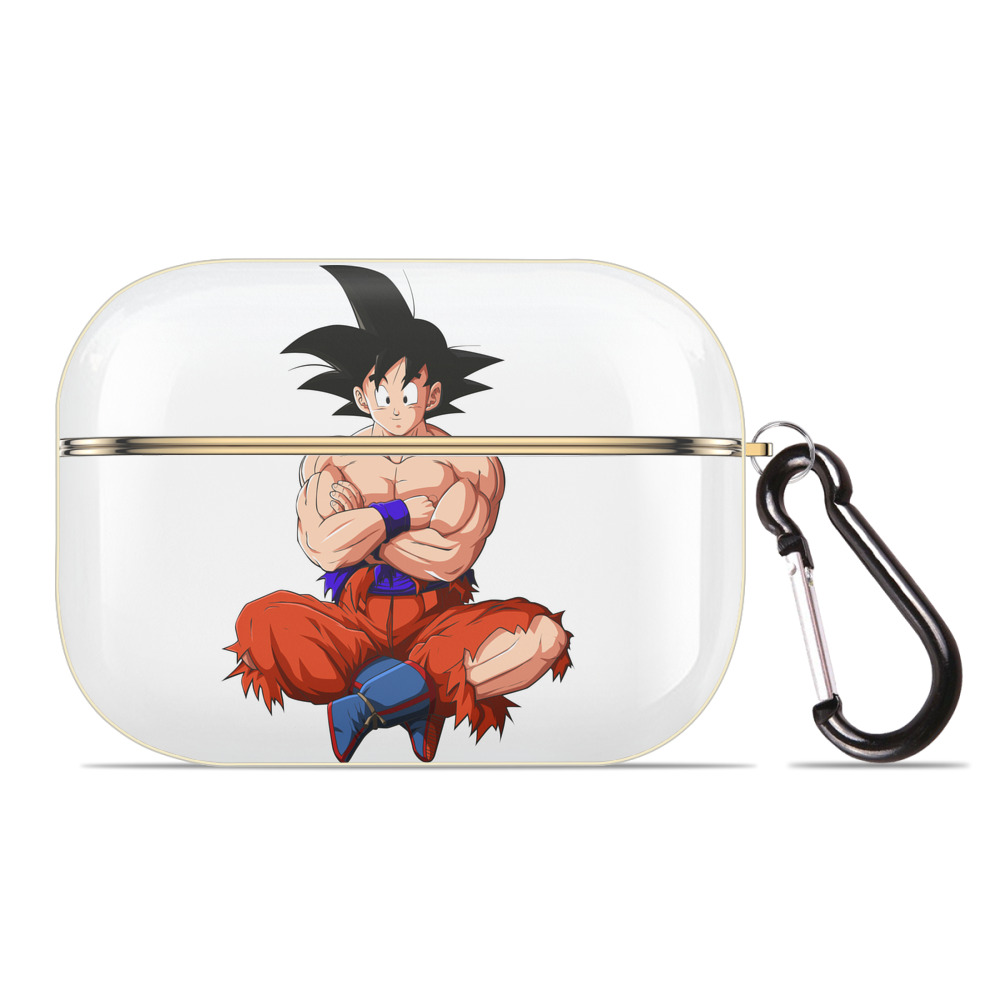 （画像用） ドラゴンボール 孫悟空（そん ごくう）Son Goku カカロット DRAGON BALL Kakarotto 【AirPods Pro用】ハードシェル保護ケース｜耐衝撃・防指紋・カラビナ付き商品仕様