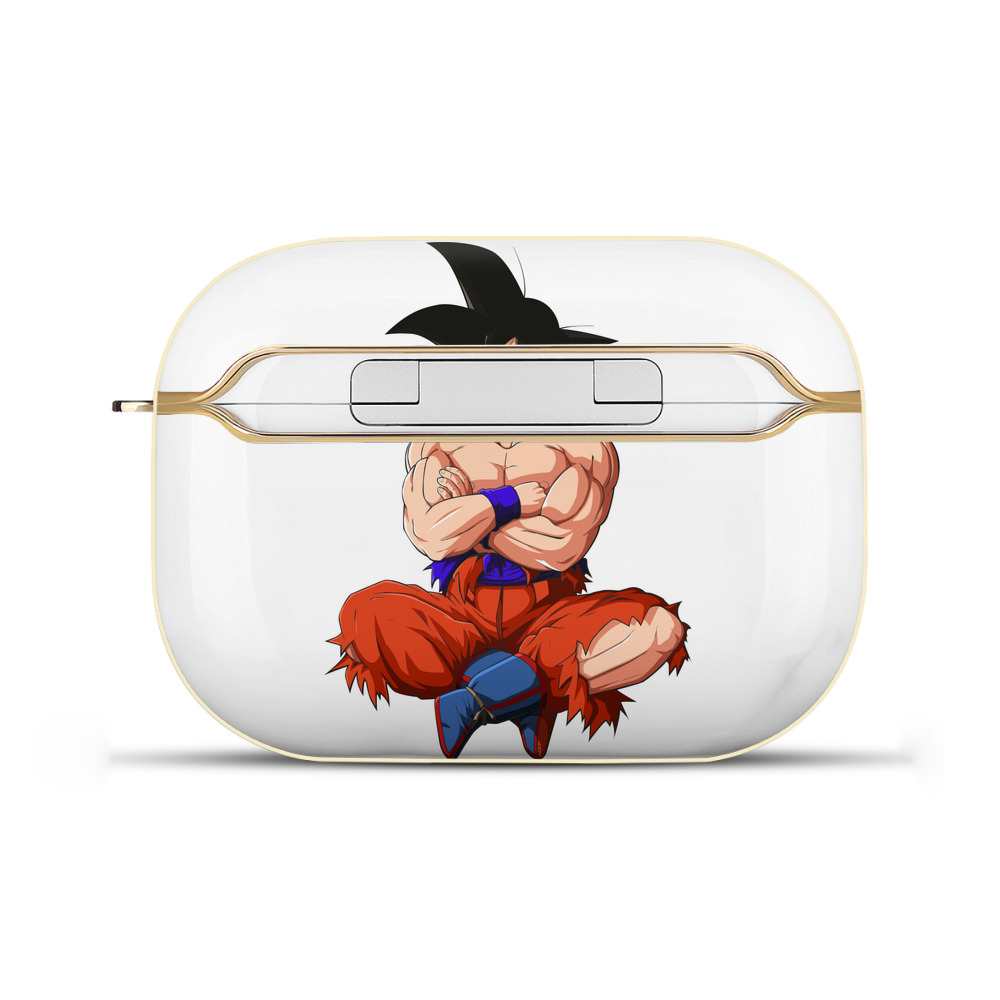 （画像用） ドラゴンボール 孫悟空（そん ごくう）Son Goku カカロット DRAGON BALL Kakarotto 【AirPods Pro用】ハードシェル保護ケース｜耐衝撃・防指紋・カラビナ付き商品仕様