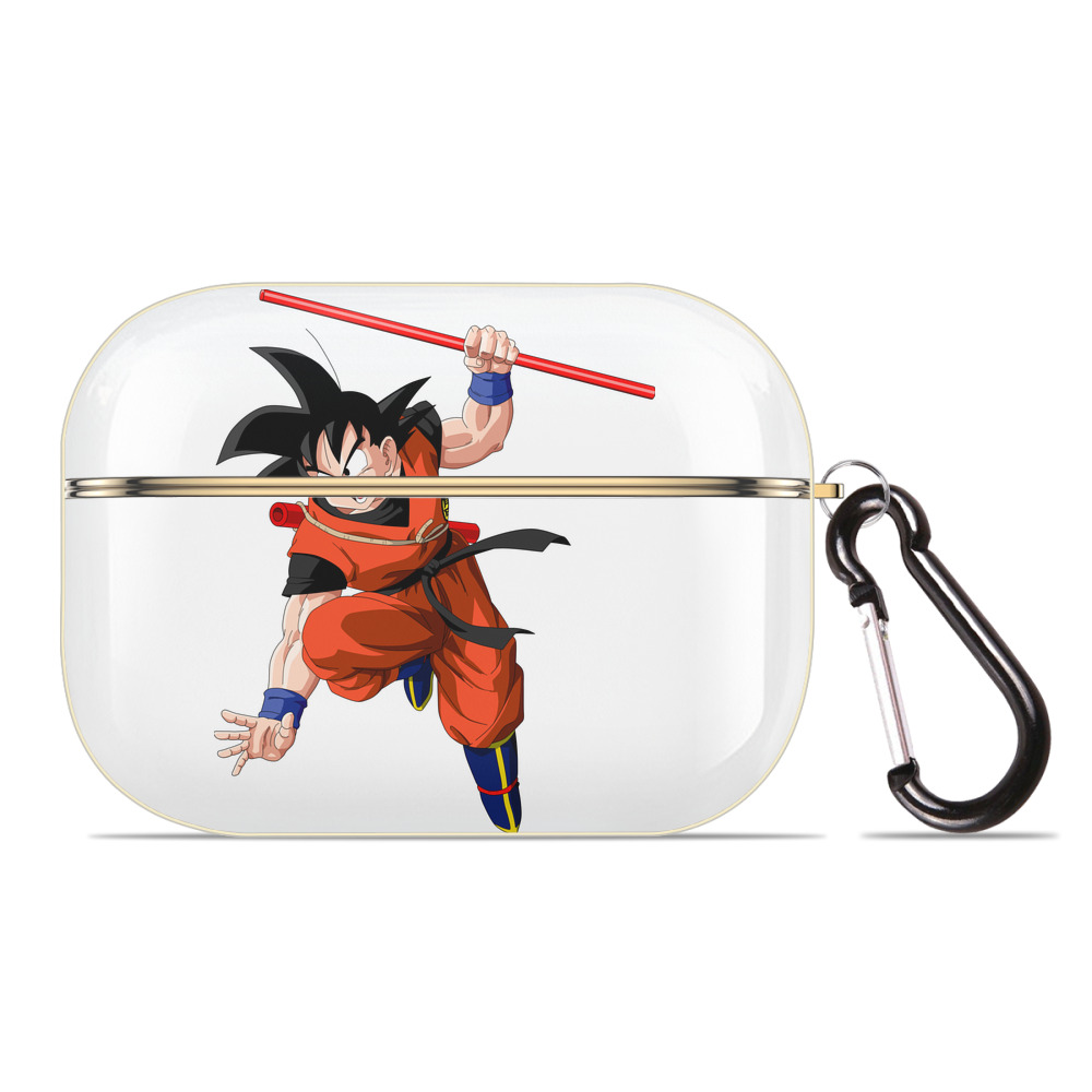 （画像用） ドラゴンボール 孫悟空（そん ごくう）Son Goku カカロット DRAGON BALL Kakarotto 【AirPods Pro用】ハードシェル保護ケース｜耐衝撃・防指紋・カラビナ付き商品仕様
