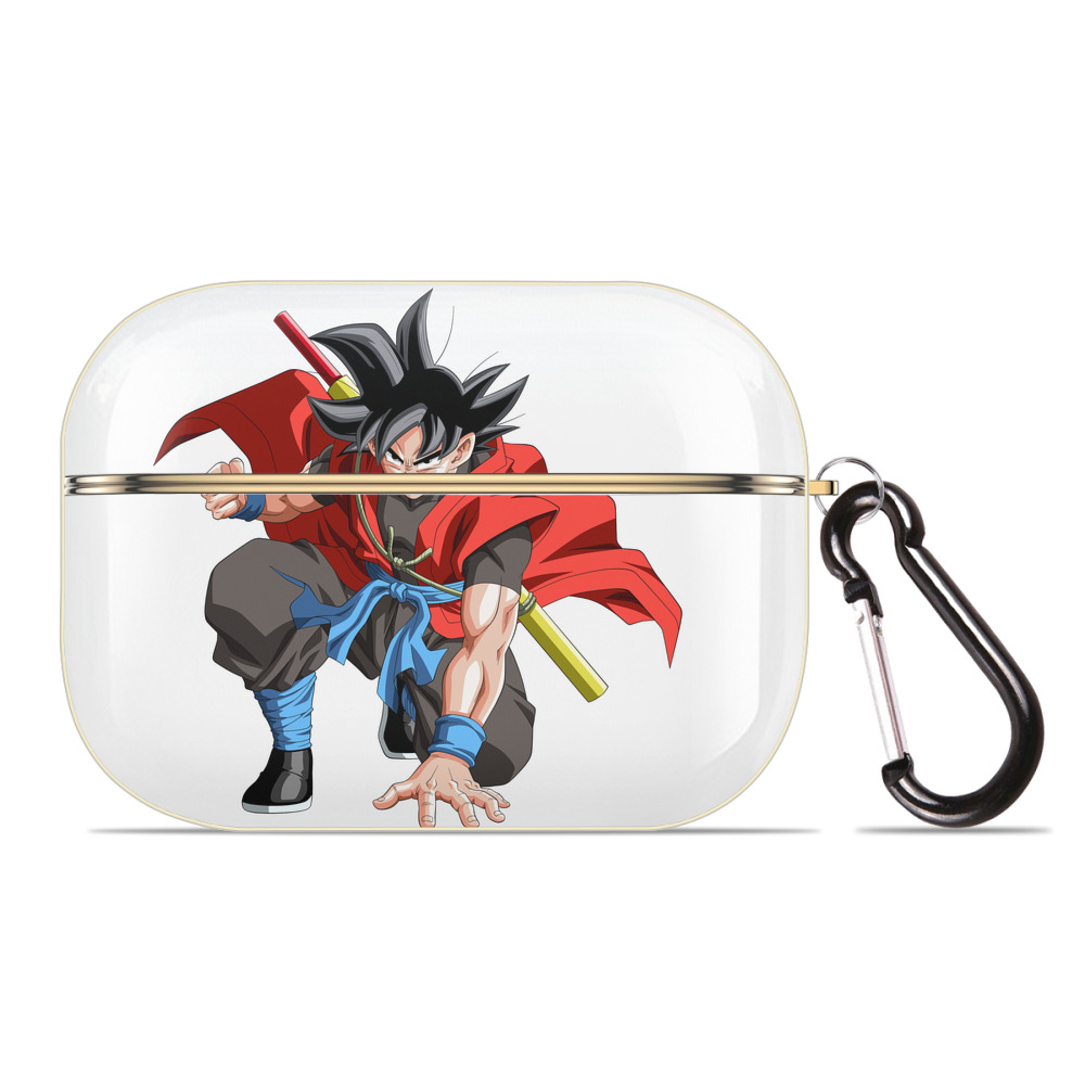 （画像用） ドラゴンボール 孫悟空（そん ごくう）Son Goku カカロット DRAGON BALL Kakarotto 【AirPods Pro用】ハードシェル保護ケース｜耐衝撃・防指紋・カラビナ付き商品仕様