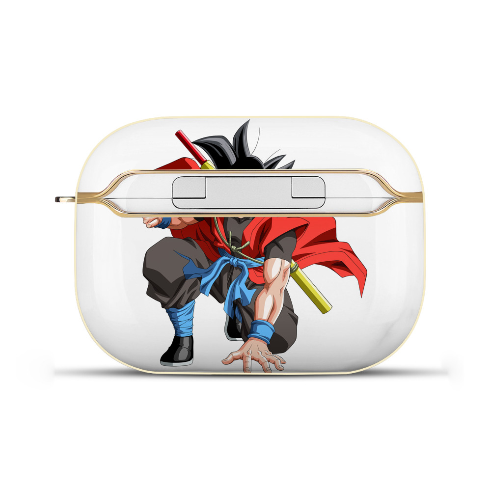 （画像用） ドラゴンボール 孫悟空（そん ごくう）Son Goku カカロット DRAGON BALL Kakarotto 【AirPods Pro用】ハードシェル保護ケース｜耐衝撃・防指紋・カラビナ付き商品仕様