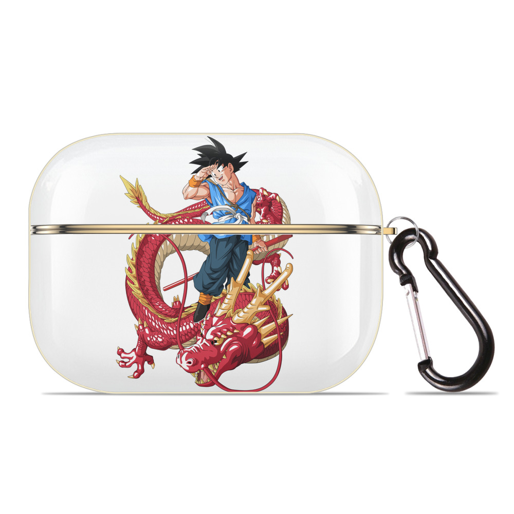（画像用） ドラゴンボール 孫悟空（そん ごくう）Son Goku カカロット DRAGON BALL Kakarotto 【AirPods Pro用】ハードシェル保護ケース｜耐衝撃・防指紋・カラビナ付き商品仕様