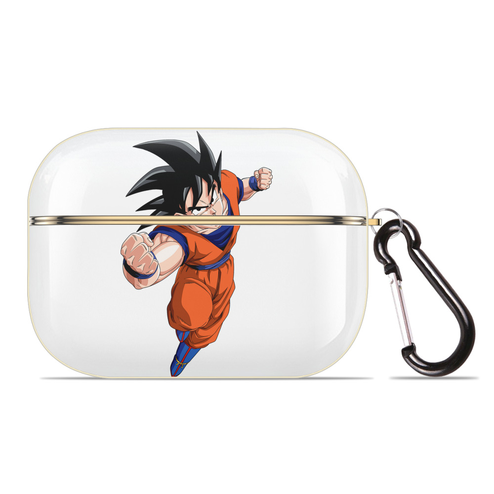 （画像用） ドラゴンボール 孫悟空（そん ごくう）Son Goku カカロット DRAGON BALL Kakarotto 【AirPods Pro用】ハードシェル保護ケース｜耐衝撃・防指紋・カラビナ付き商品仕様
