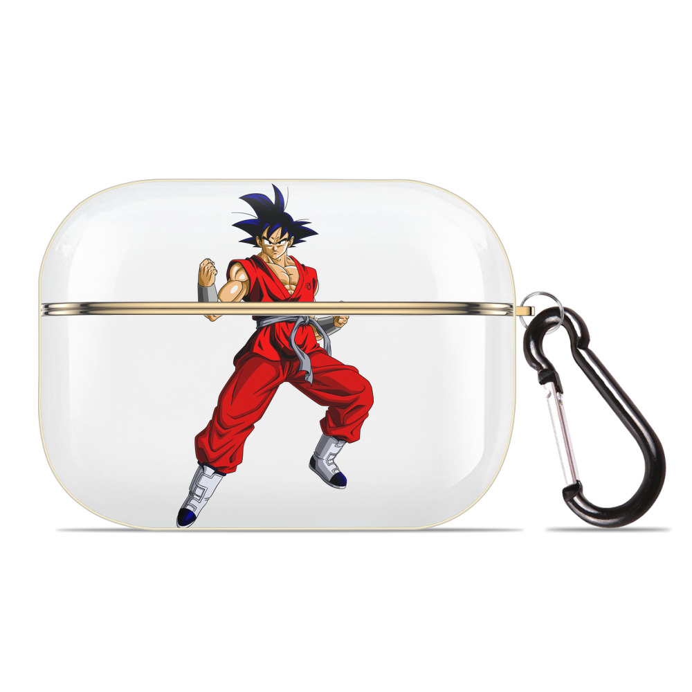 （画像用） ドラゴンボール 孫悟空（そん ごくう）Son Goku カカロット DRAGON BALL Kakarotto 【AirPods Pro用】ハードシェル保護ケース｜耐衝撃・防指紋・カラビナ付き商品仕様