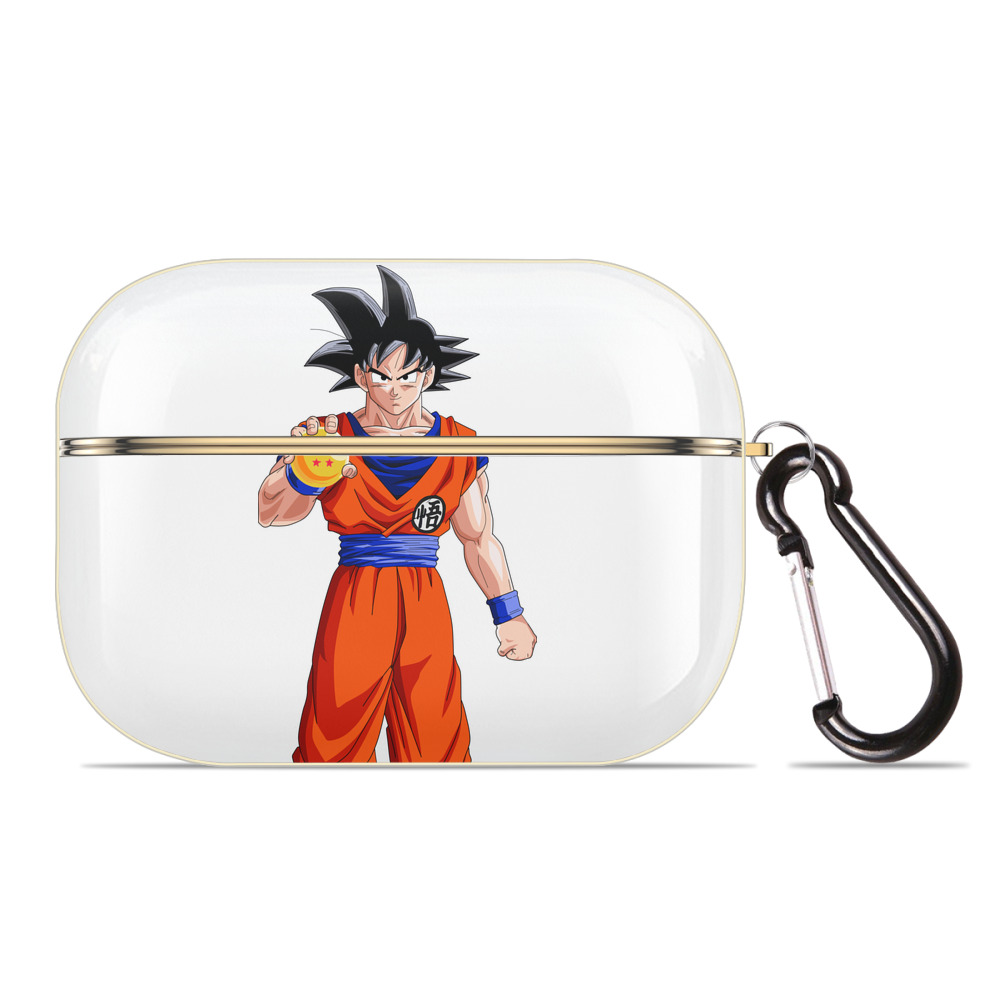 （画像用） ドラゴンボール 孫悟空（そん ごくう）Son Goku カカロット DRAGON BALL Kakarotto 【AirPods Pro用】ハードシェル保護ケース｜耐衝撃・防指紋・カラビナ付き商品仕様