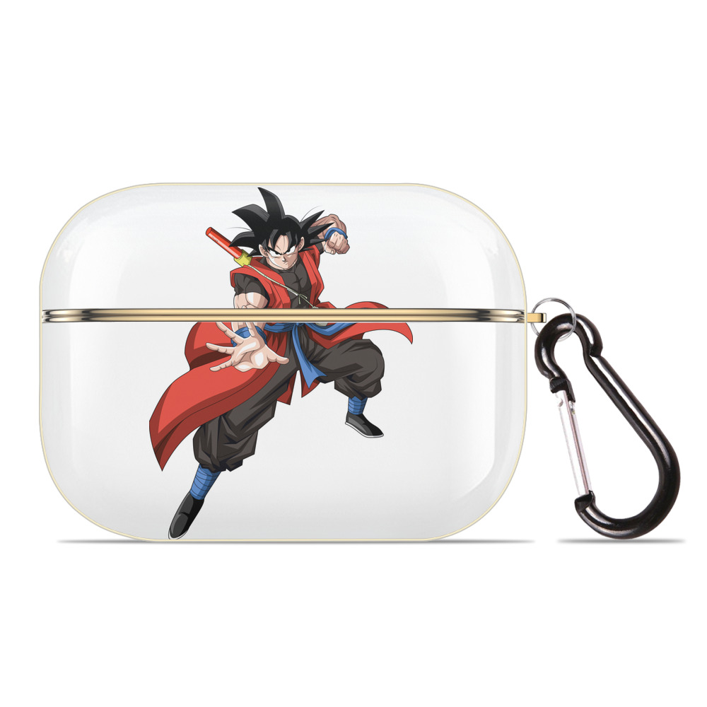 （画像用） ドラゴンボール 孫悟空（そん ごくう）Son Goku カカロット DRAGON BALL Kakarotto 【AirPods Pro用】ハードシェル保護ケース｜耐衝撃・防指紋・カラビナ付き商品仕様
