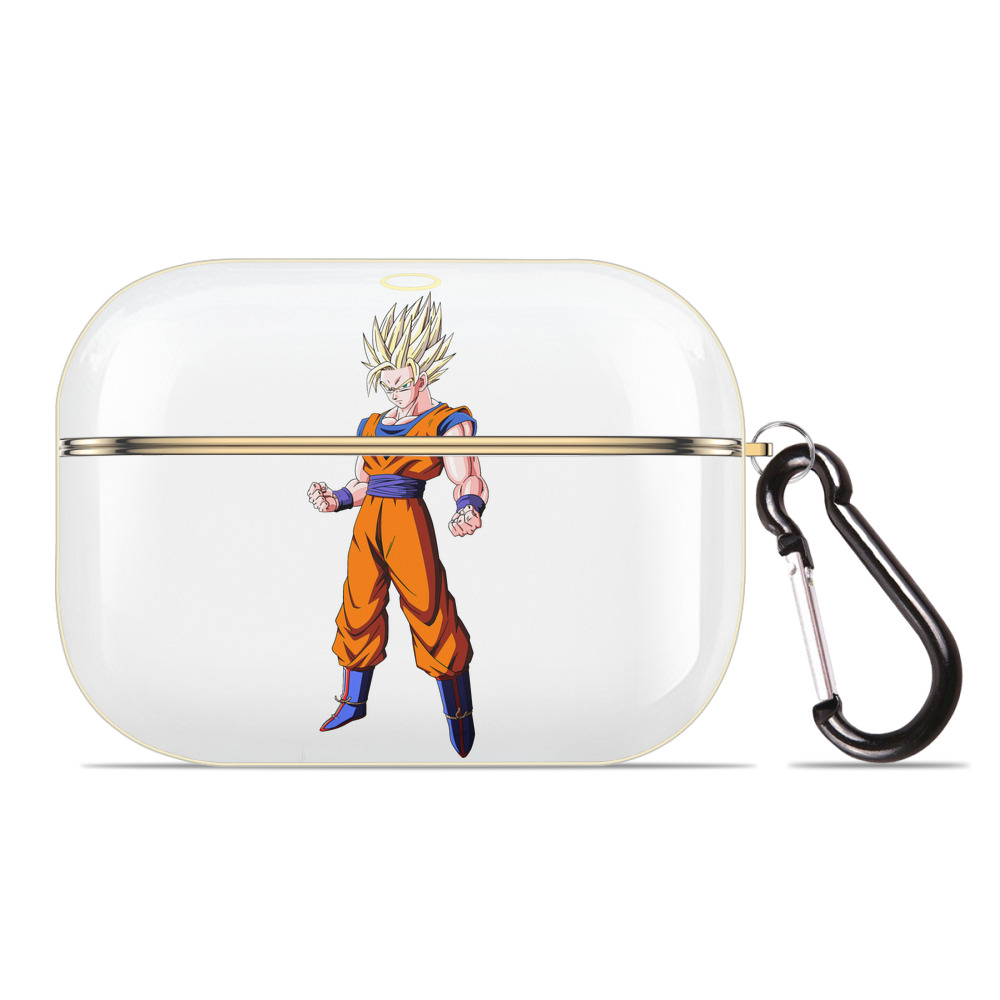 （画像用） ドラゴンボール 孫悟空（そん ごくう）Son Goku カカロット DRAGON BALL Kakarotto 【AirPods Pro用】ハードシェル保護ケース｜耐衝撃・防指紋・カラビナ付き商品仕様