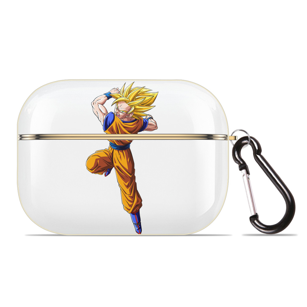 （画像用） ドラゴンボール 孫悟空（そん ごくう）Son Goku カカロット DRAGON BALL Kakarotto 【AirPods Pro用】ハードシェル保護ケース｜耐衝撃・防指紋・カラビナ付き商品仕様