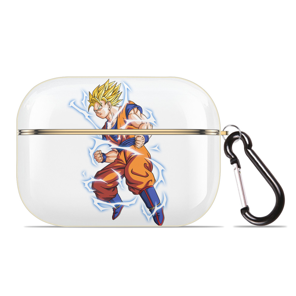 （画像用） ドラゴンボール 孫悟空（そん ごくう）Son Goku カカロット DRAGON BALL Kakarotto 【AirPods Pro用】ハードシェル保護ケース｜耐衝撃・防指紋・カラビナ付き商品仕様