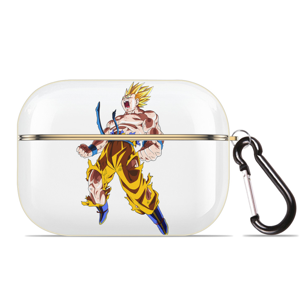 （画像用） ドラゴンボール 孫悟空（そん ごくう）Son Goku カカロット DRAGON BALL Kakarotto 【AirPods Pro用】ハードシェル保護ケース｜耐衝撃・防指紋・カラビナ付き商品仕様