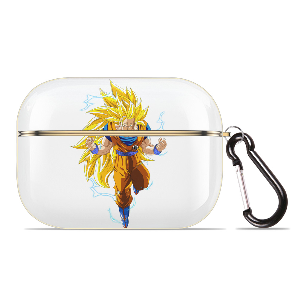 （画像用） ドラゴンボール 孫悟空（そん ごくう）Son Goku カカロット DRAGON BALL Kakarotto 【AirPods Pro用】ハードシェル保護ケース｜耐衝撃・防指紋・カラビナ付き商品仕様