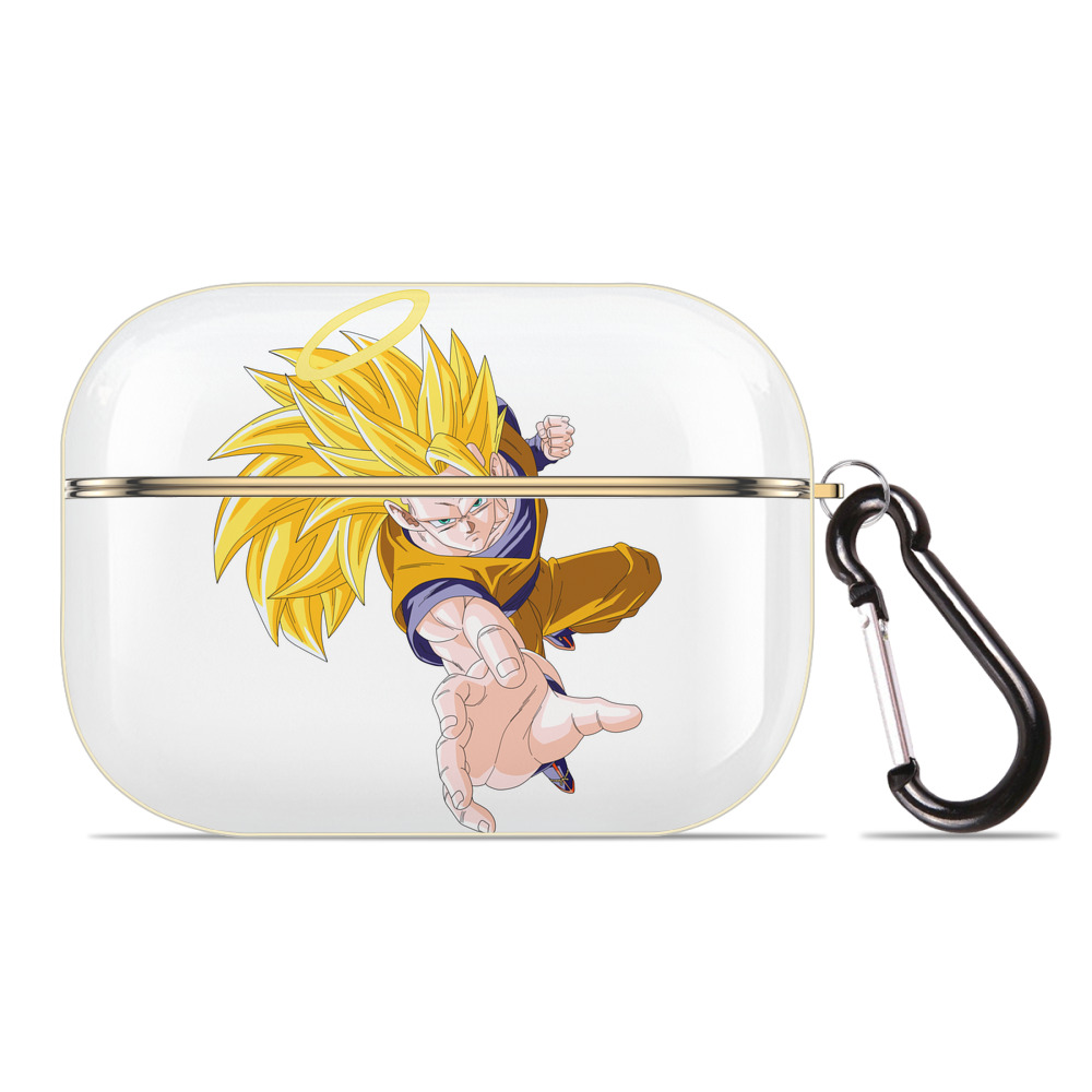 （画像用） ドラゴンボール 孫悟空（そん ごくう）Son Goku カカロット DRAGON BALL Kakarotto 【AirPods Pro用】ハードシェル保護ケース｜耐衝撃・防指紋・カラビナ付き商品仕様