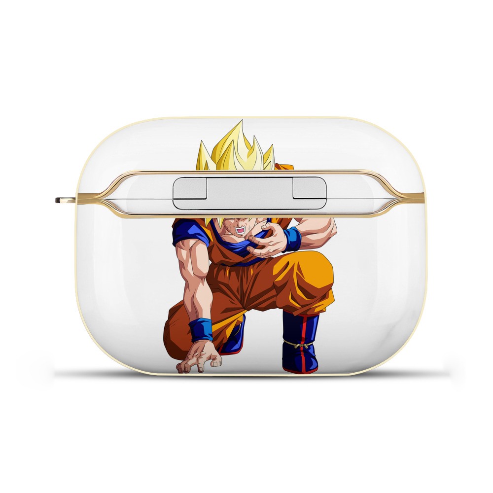（画像用） ドラゴンボール 孫悟空（そん ごくう）Son Goku カカロット DRAGON BALL Kakarotto 【AirPods Pro用】ハードシェル保護ケース｜耐衝撃・防指紋・カラビナ付き商品仕様