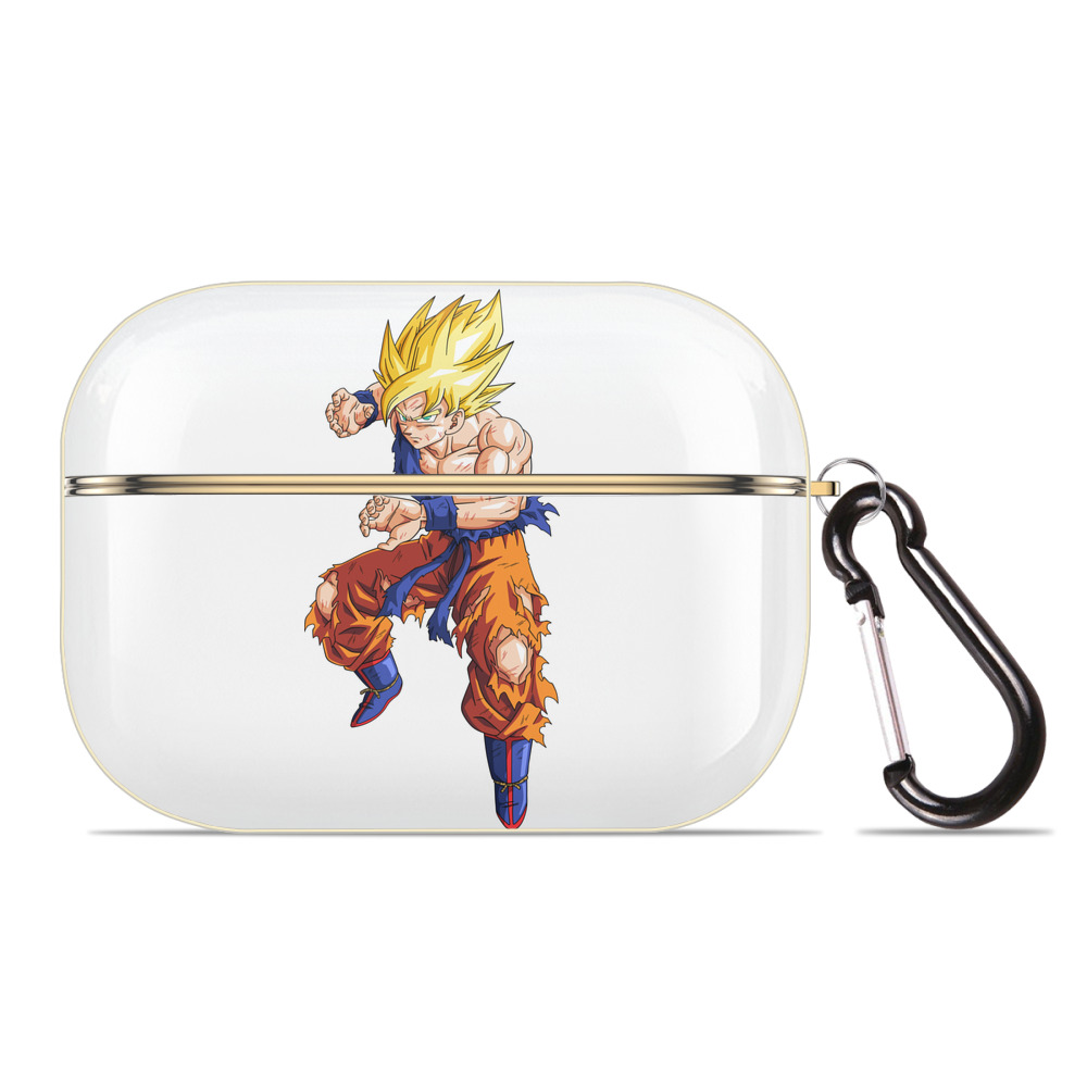 （画像用） ドラゴンボール 孫悟空（そん ごくう）Son Goku カカロット DRAGON BALL Kakarotto 【AirPods Pro用】ハードシェル保護ケース｜耐衝撃・防指紋・カラビナ付き商品仕様